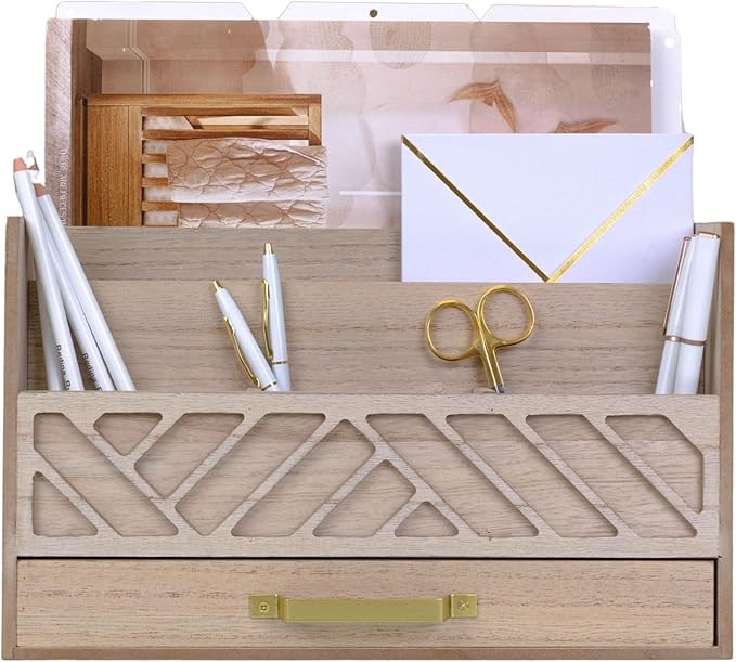 BLU MONACO | Wooden Mail Organizer by Blu_Monaco