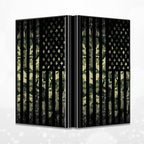 Slim Credit Card Holder, Military Camouflage American Flag RFID Blocking Metal - Image 4