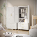 SUPEER Metal Wardrobe Cabinet - Image 6