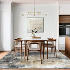GENIMO Washable Area Rugs for Living Room, 8x10 Modern Non Slip Rugs, Low Pile - Image 4