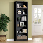 BORNOON 75" Tall Bookshelf, 6-Tier Floor Standing Bookcase by BORNOON