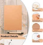 72 Pack Blank Kraft Notebooks, 8.3x5.5 Inches A5 Small Journals Bulk Blank - Image 3