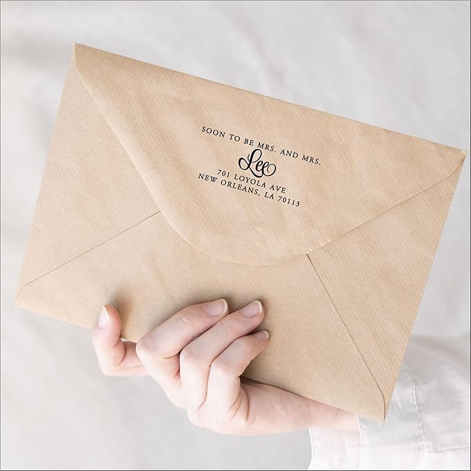 PrettySweetParty Self Inking Return Address Stamp - Image 2