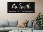 Custom Metal Name Sign, Personalized Last Name Metal Sign, Family Name Sign - Image 2