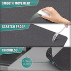 K KNODEL Felt Desk Mat, Large Desk Pad Protector, Office Computer Desk Mat - Image 2