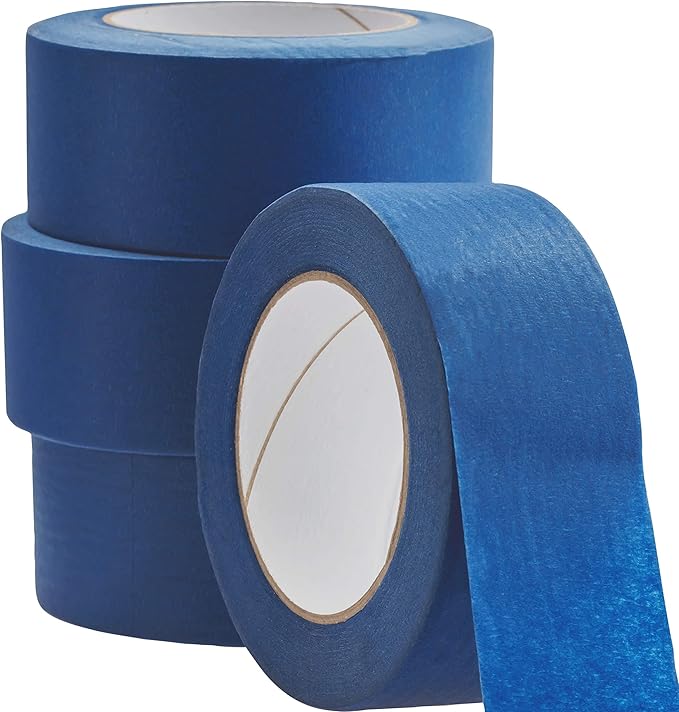 No-Residue Blue Painters Tape 2 inch 4x 60 Yard Roll. Easy-Tear, Pro-Grade by Unknown
