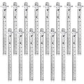 20 Pieces 6 Inch 15 cm Pocket Ruler Flexible Precision Stainless Steel Ruler by Frienda