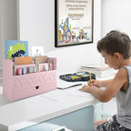 Wisuce Bamboo Mail Organizer Countertop Desktop - Image 7