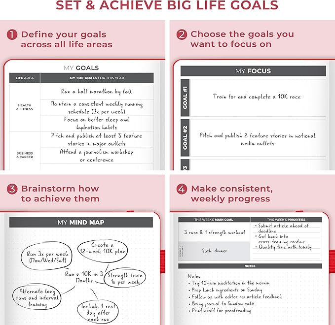Clever Fox Planner Large – Undated Weekly & Monthly Planner - Image 8