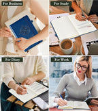 PAIBAS Graph Notebook for Women Men, 160 Pages Grid Paper, Graphing Notebooks - Image 8
