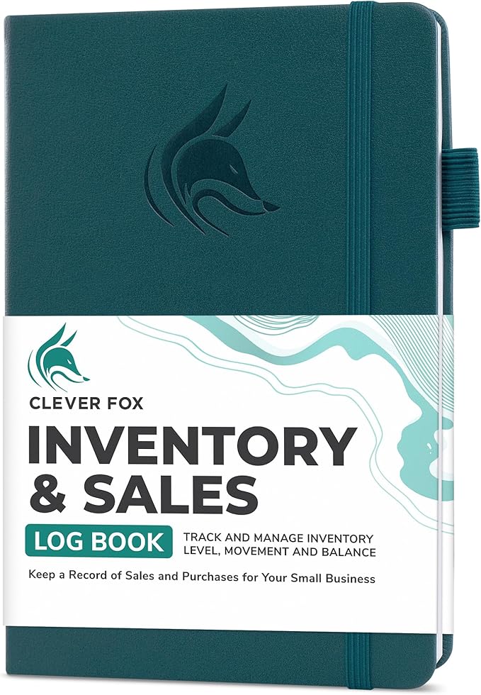 Clever Fox Inventory & Sales Log Book by CleverFox