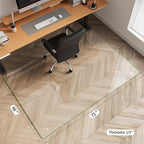 Koonmi Tempered Glass Chair Mat - Image 3