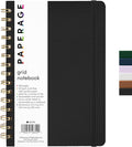 PAPERAGE Graph Paper Spiral Notebook & Journal, 160 Pages, Medium 5.5 inches x by PAPERAGE