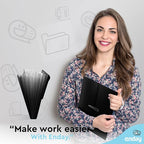 Accordion File Organizer Black, 7 Pocket Expanding File and Cover Folder - Image 6