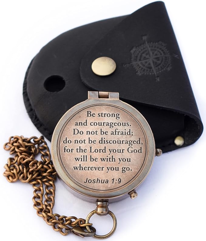 A S Handicrafts Engraved Compass Gift by ASHandicrafts