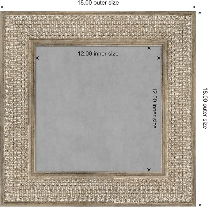 Amanti Art Silver Framed Magnetic Board 18x18 X-Small Vision Board - Image 4