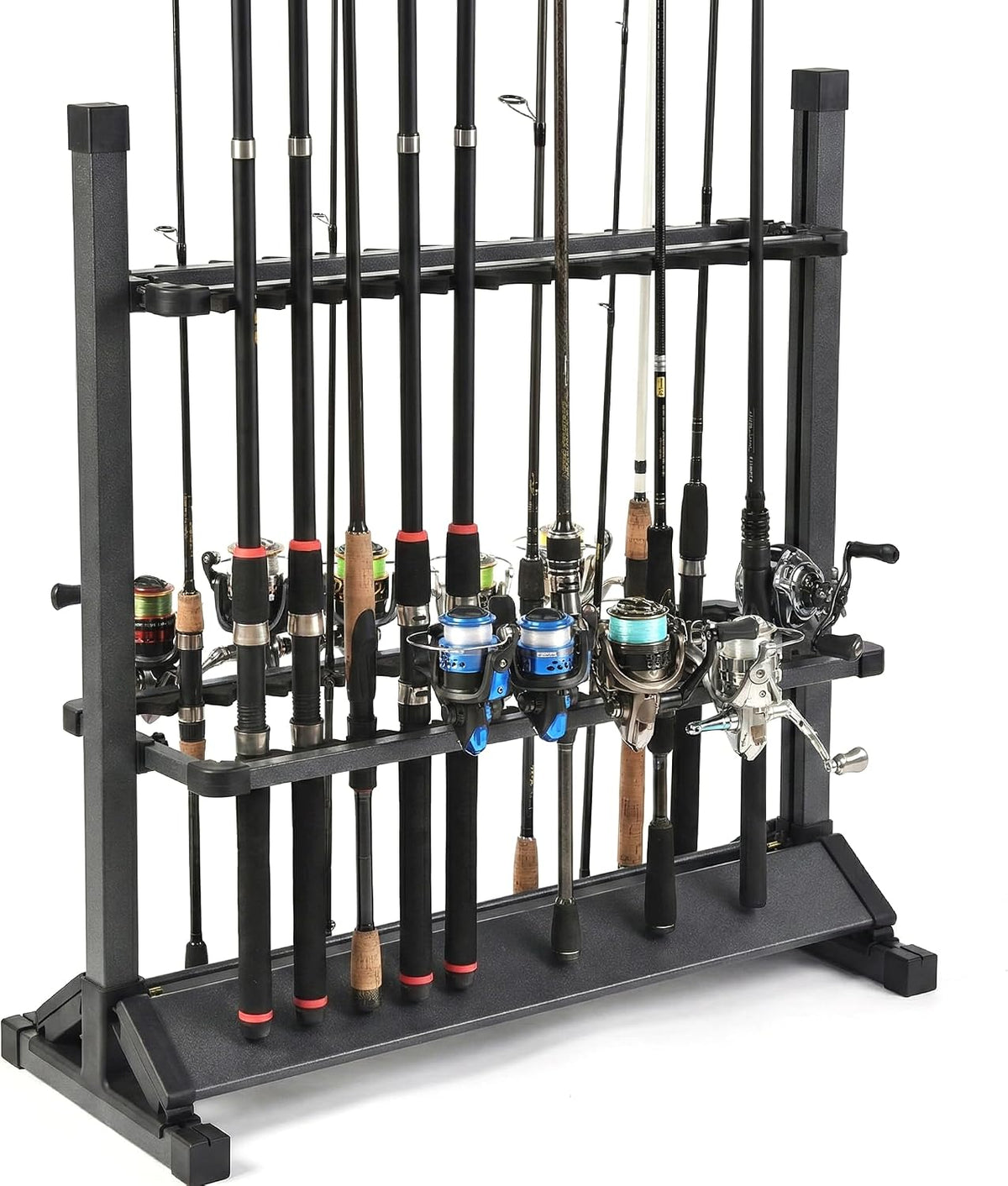 24-rod aluminum fishing rod holder, fishing pole holders, main product view