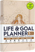Life & Goal Planner – Undated Daily, Weekly & Monthly Organizer by FreedomMastery