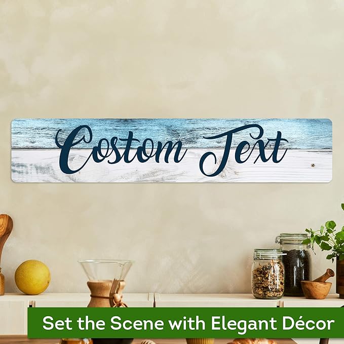 Custom Sign, Custom Street Sign, 11 Font Colors, 13 Font Styles, 4 Hole Options - Image 4