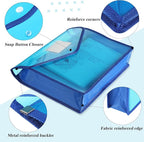 10 Pieces Plastic File Folders Envelope Expanding File Wallet Organizer - Image 3