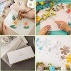 QTLCOHD 200 Sheets Cream Cardstock 8.5 x 11 Off White Cardstock 110lb Ivory - Image 6