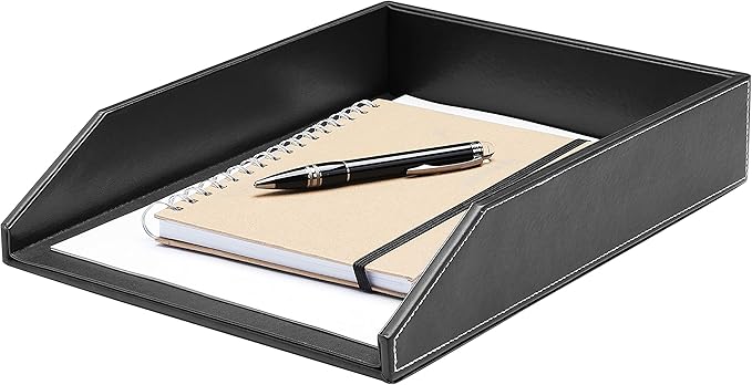 Gallaway Leather Letter Tray Organizer by GallawayLeather