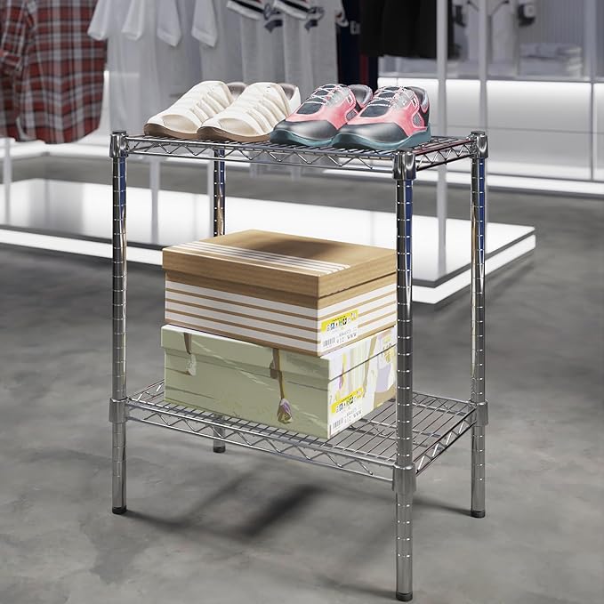 Regal Altair 14" Deep x 24" Wide x 27" Height Wire Shelving Kit | 2-Tier |NSF - Image 2