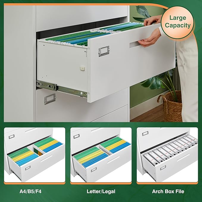 Letaya 4 Drawer File Cabinet - Image 5