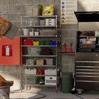 Regal Altair 18" Deep x 42" Wide x 86" Height Wire Shelving Kit | 8-Tier | NSF - Image 7