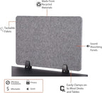 ReFocus™ Raw Clamp-On Acoustic Desk Divider – Reduce Noise and Visual - Image 5