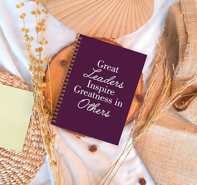 OXW Purple Meeting Notebooks for Work, Leadership Gifts Office Work Notebook - Image 2