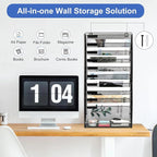 EasyPAG Wall File Holder 10 Tier Mesh Hanging Folder Organizer - Image 5