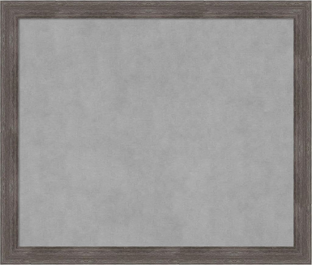 Amanti Art Grey Framed Magnetic Board 23x27 Medium Vision Board