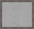 Amanti Art Grey Framed Magnetic Board 23x27 Medium Vision Board by AmantiArt