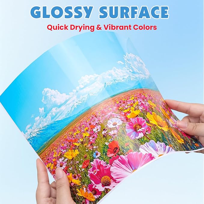 40 Sheets Glossy Sticker Paper, 8.5in x 11in Sticker Paper - Image 4