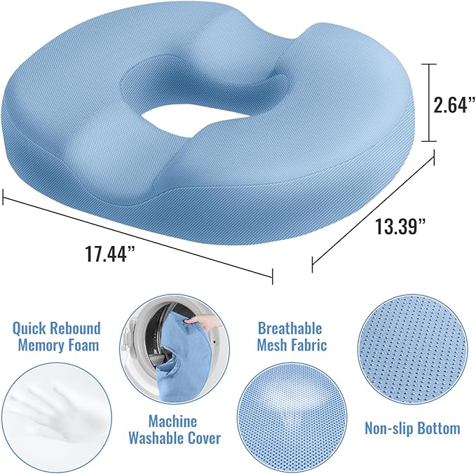 CloudBliss Donut Pillow Seat Cushion Chair Pad - Image 2