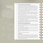 Clever Fox Password Book Spiral – Internet Address & Password Organizer - Image 5