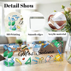 Personalized Name Plate for Desk, Custom Acrylic Desk Name Sign, Office - Image 2