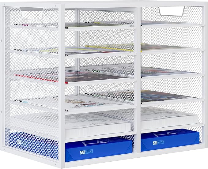 PAG-Mass Mail Sorter for Desk, Countertop Literature Organizer, Student Mailbox by PAG-Mass