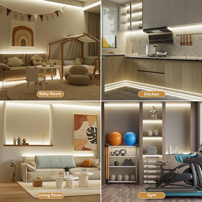 PAUTIX COB LED Strip Lights, UL Listed Dotless LED Lights - Image 7