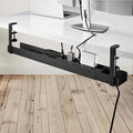 StarTech.com Under Desk Cable Management Tray, Length Adjustable, Clamp-On by StarTech