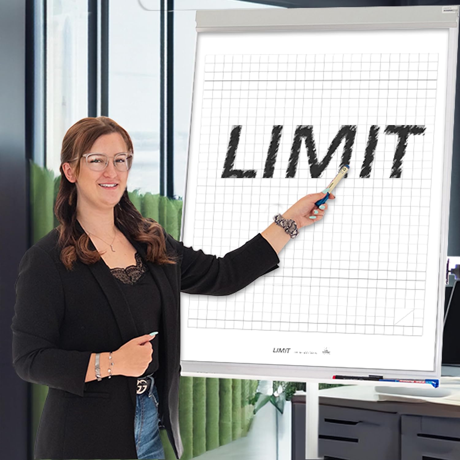 Limit Flip Chart Paper - White - 20 Sheets per Pad - 70gsm - Pack of 5