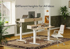 Claiks Standing Desk with Drawers, Adjustable Stand Up Electric Standing Desk - Image 6