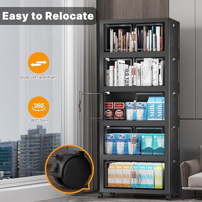 UAMFURI Extra Large Stackable Storage Bins - Image 7