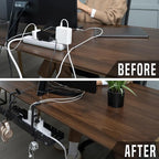 No Drill Under Desk Cable Management Tray - Image 5