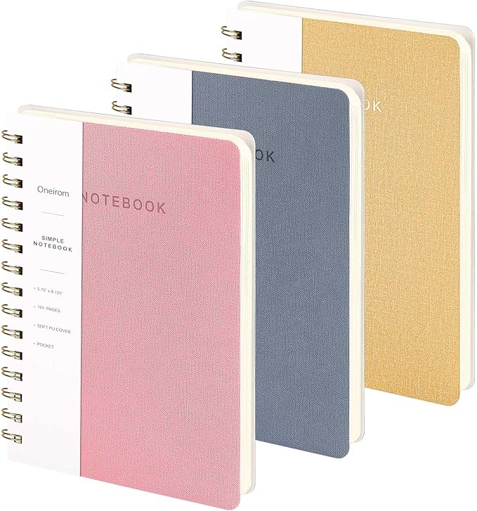 Spiral Notebook-5.75" x 8.125" College Ruled Journal by Oneirom