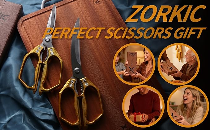 Kitchen Scissors Gold - Image 2