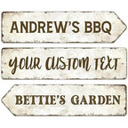 Rustic Custom Sign, Personalized Metal Signs, Gift by SigoSigns