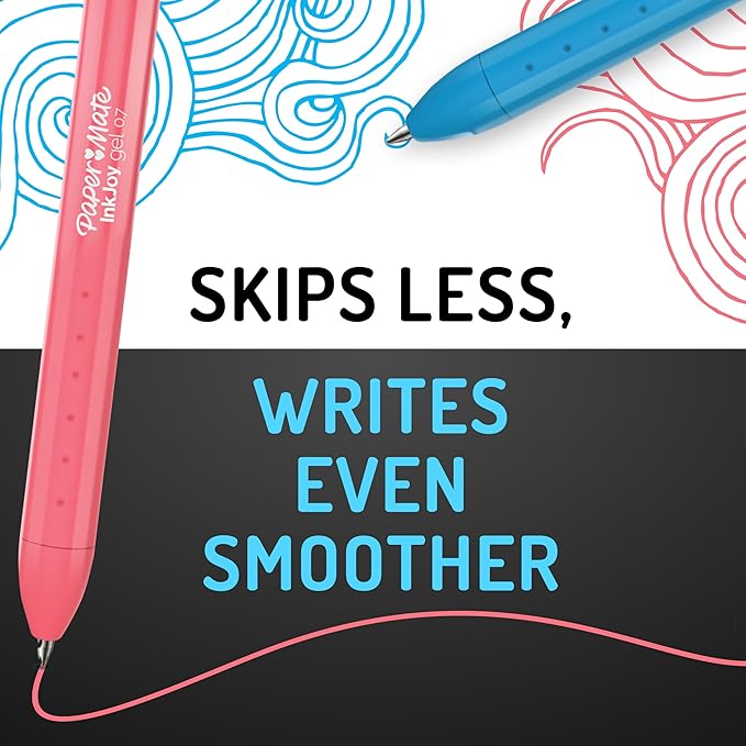 Paper Mate InkJoy Bright Pens, Gel Pens, Medium Point, Retractable - Image 3
