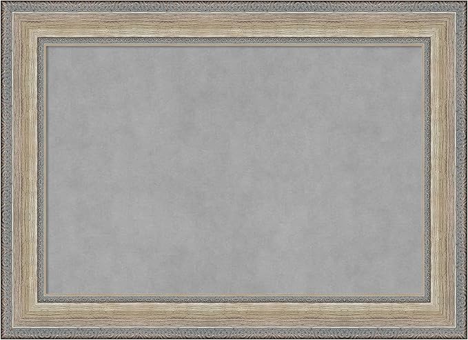 Amanti Art Silver Framed Magnetic Board 21x29 Medium Vision Board by AmantiArt